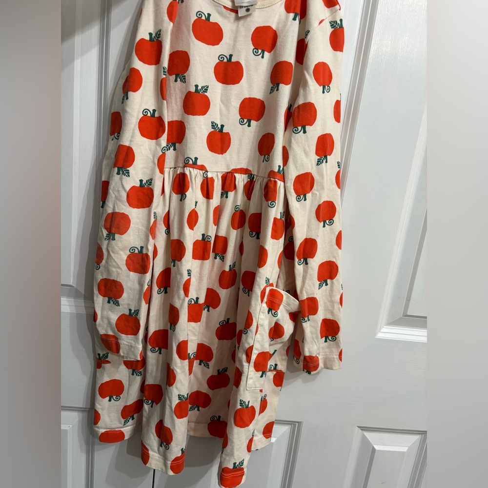 Hanna Andersson Cream Dress with pumpkins